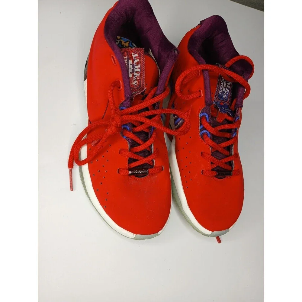 Nike Kids Sneakers Size 5Y | Bright Red Athletic Shoes | Lightweight Casual Trai